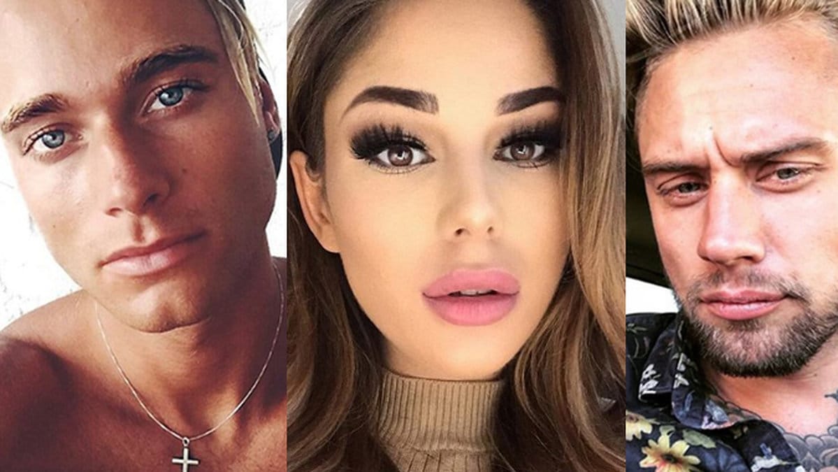 Eric Hagberg, Jasse och Adrian Montin är deltagare i Ex on the beach.