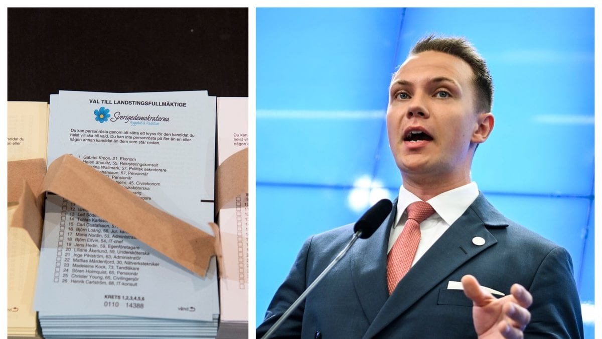 Tobias Andersson (SD) medverkade i Nyheter24:s 24 Frågor.