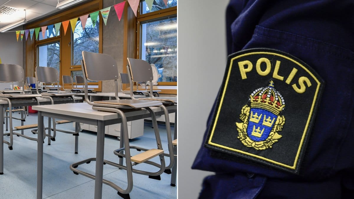 En elev jagade personal på en skol i Trollhättan. Genrebild. 