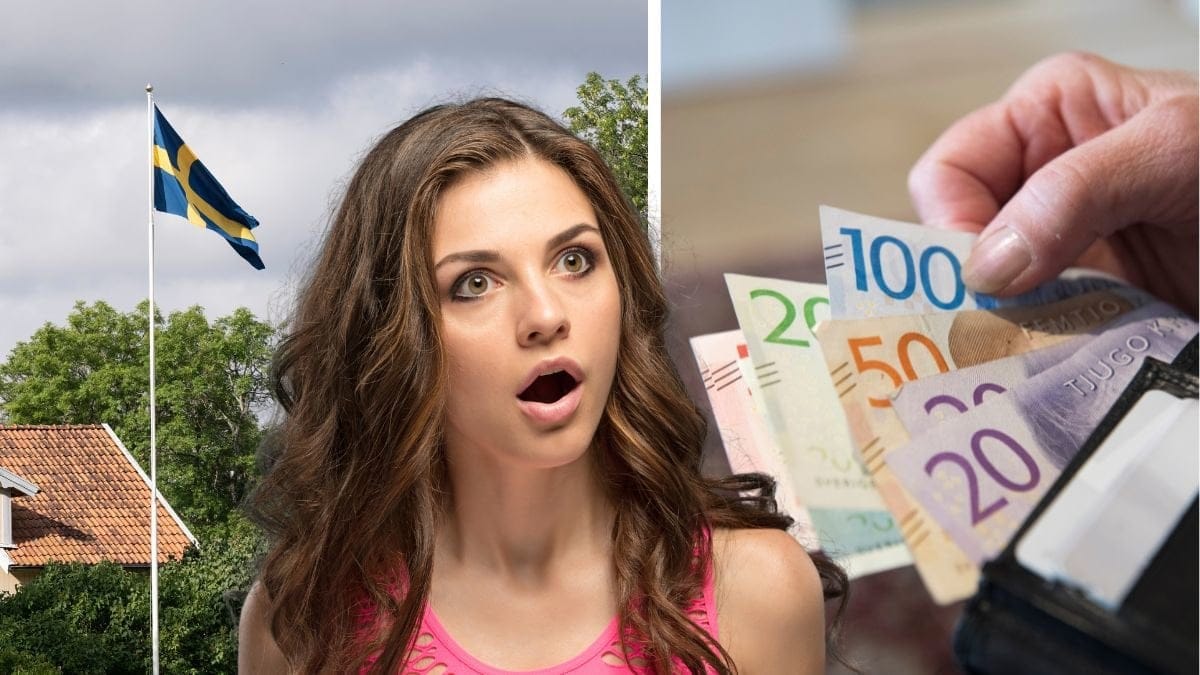 Hus och en plånbok.