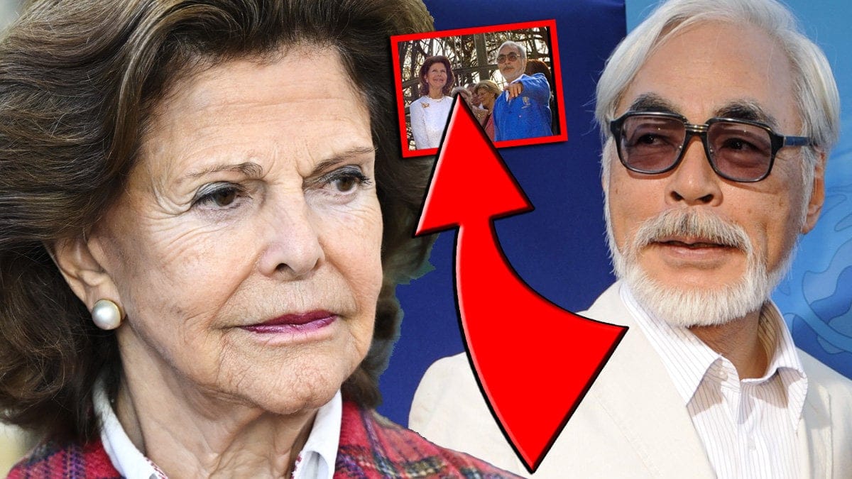 Drottning Silvia och Hayao Miyazaki