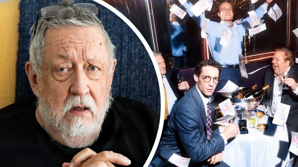 Leif GW Persson vänster. Golden Boys pressbild på huvudkaraktärerna.