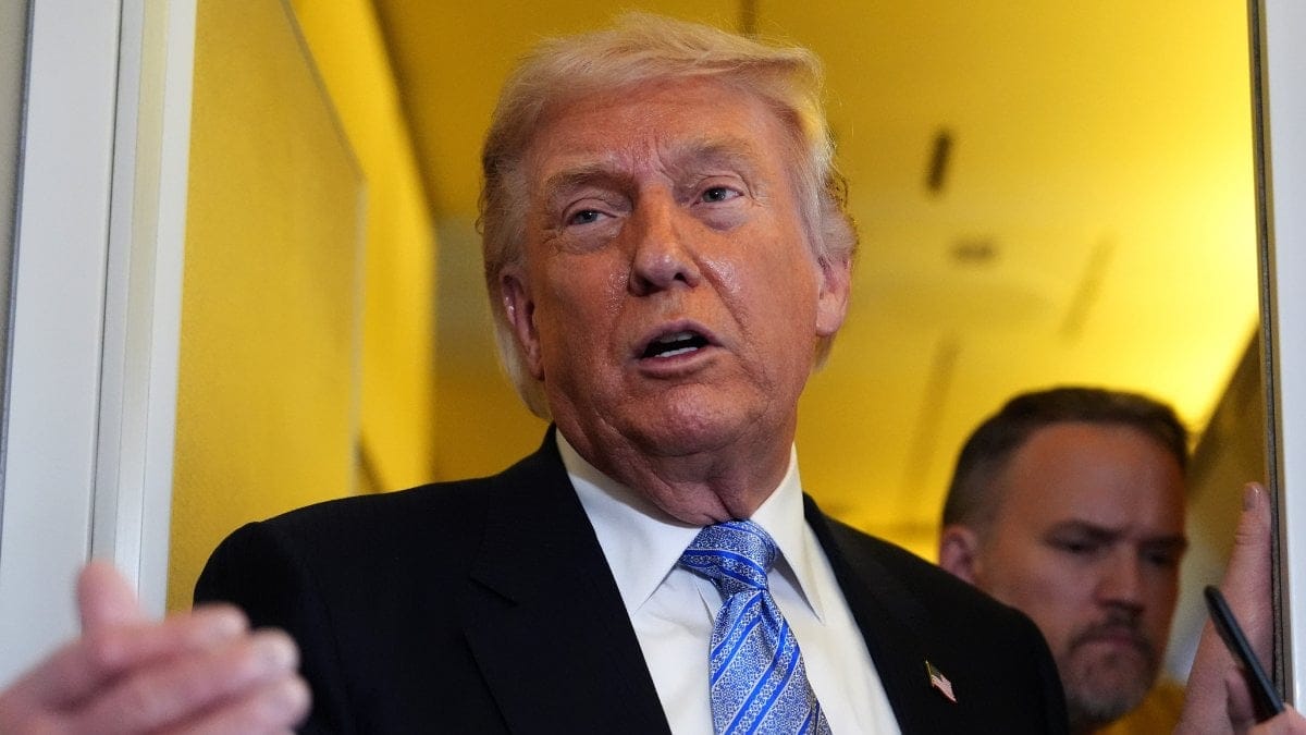 Donald Trump närbild.