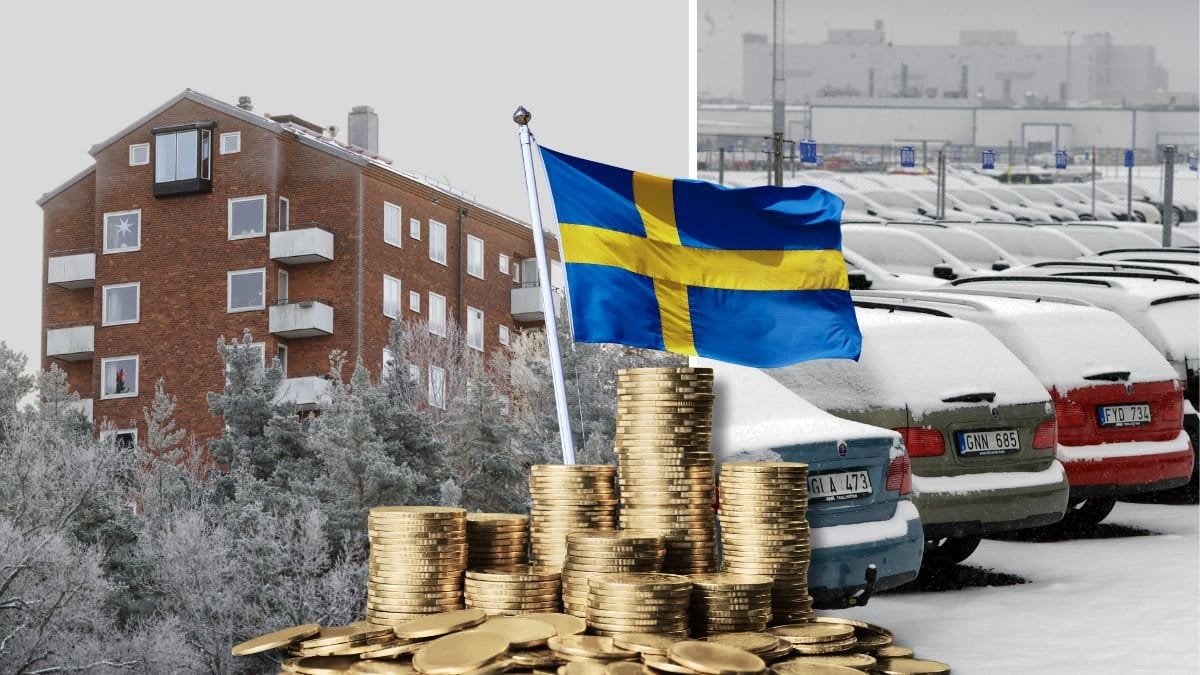 Bostadsområde och pengar.