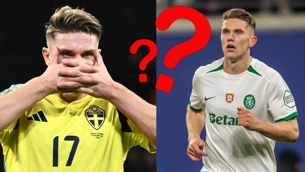 Viktor Gyökeres i landslaget samt Sporting Lissabon