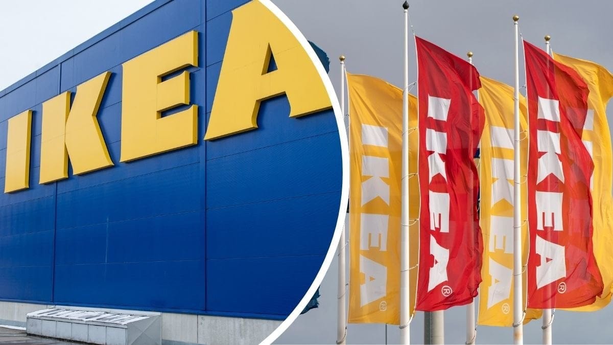 Ikea-varuhus och Ikea-flaggor
