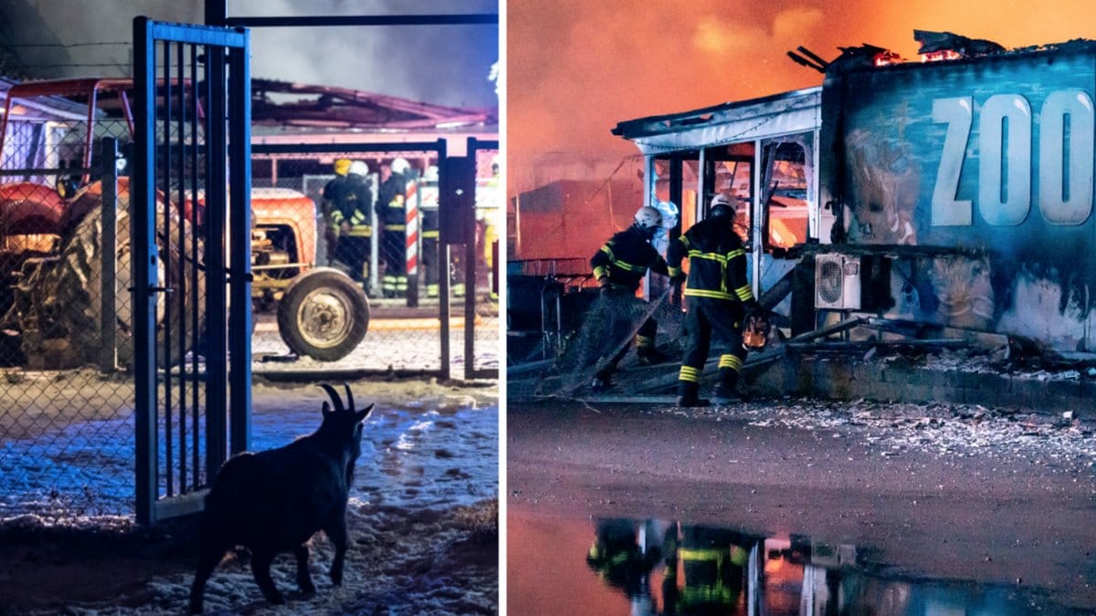 Brand i Lomma.
