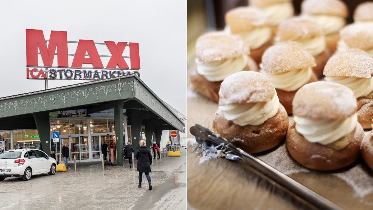 En Ica Maxi-butik blev hårt drabbad av ett strömavbrott på fettisdagen.