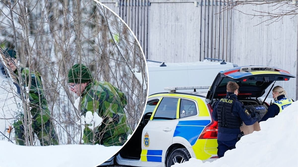 Hemvärnet och polisen deltog i sökandet.