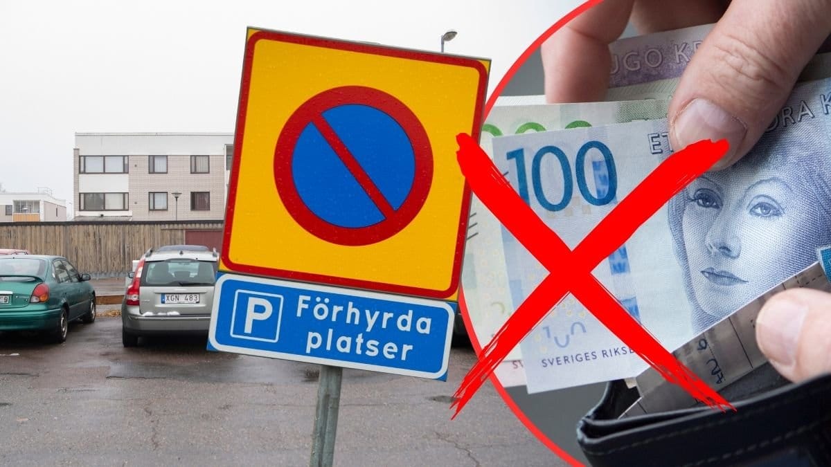 parkering , plånbok