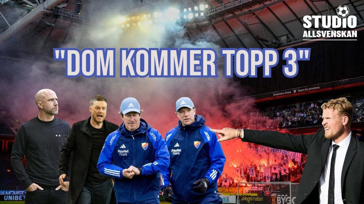 Studio Allsvenskan går från podcast till live-tv.