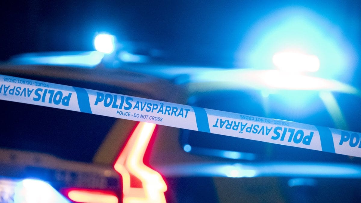 Genrebild polis.