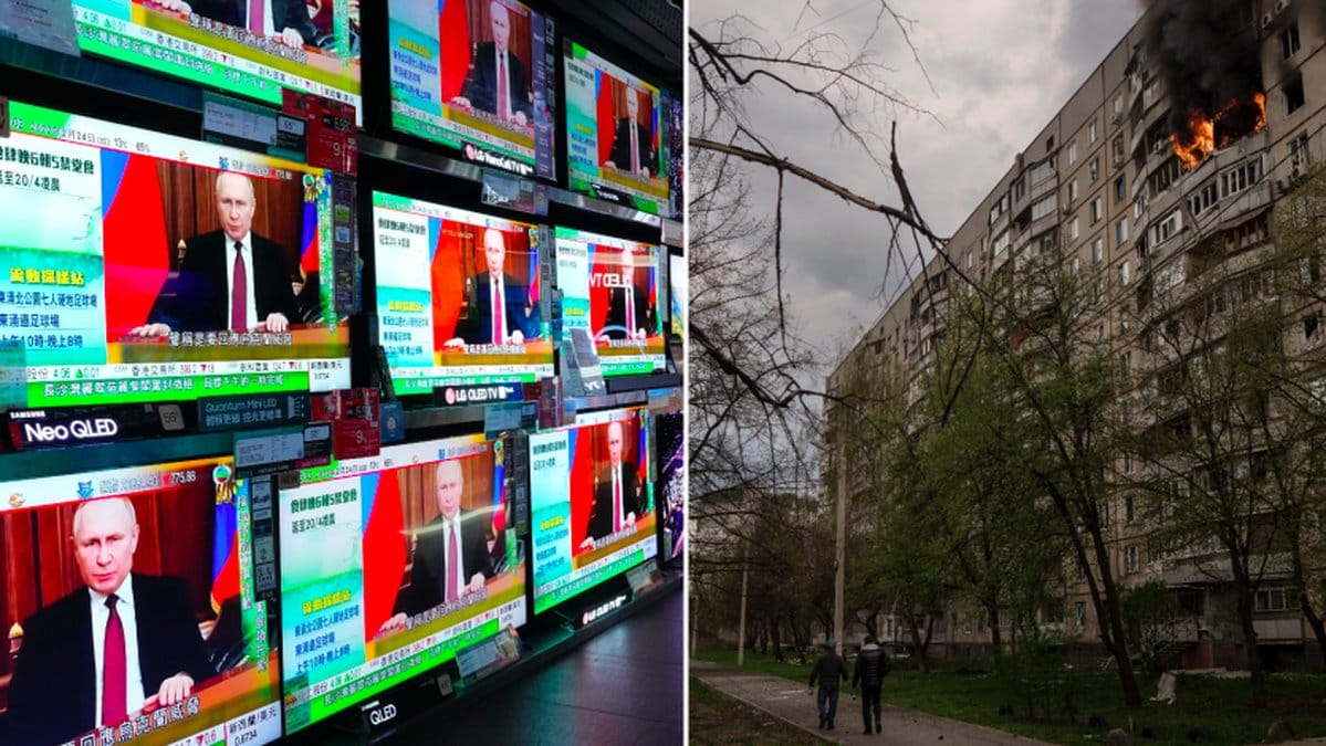 Hur har ryska styrkor lyckats överta ukrainsk nyhetsrapportering?