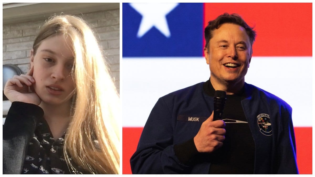 Vivian Jenna Wilson och Elon Musk.