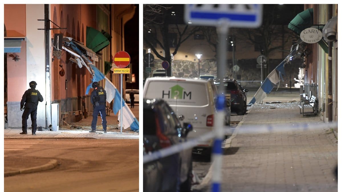 Explosionen inträffade på Södermalm i Stockholm.