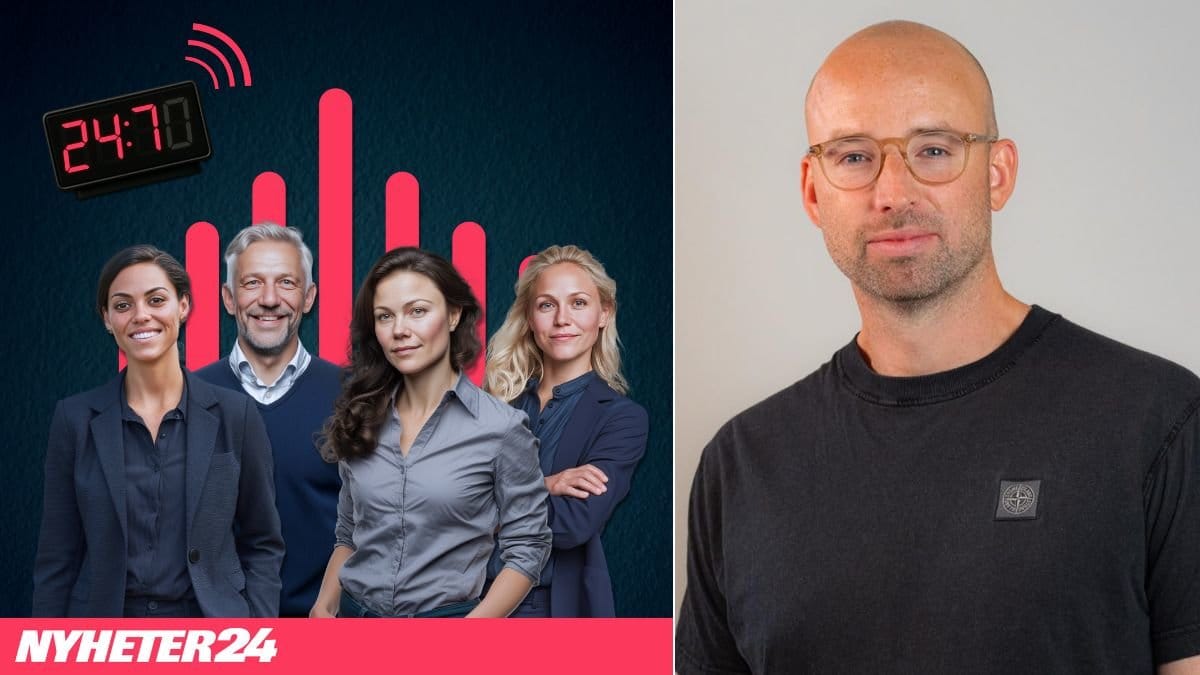 Nyheter24:s AI-nyhetssändning Nyheter24/7 har premiär den 19 maj.