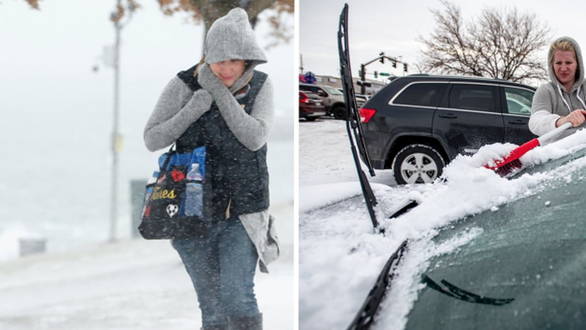 Landet kan förvänta sig mycket snö under helgen.