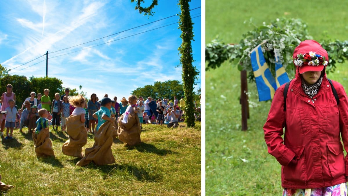 Växlande väder på midsommar är inga konstigheter.