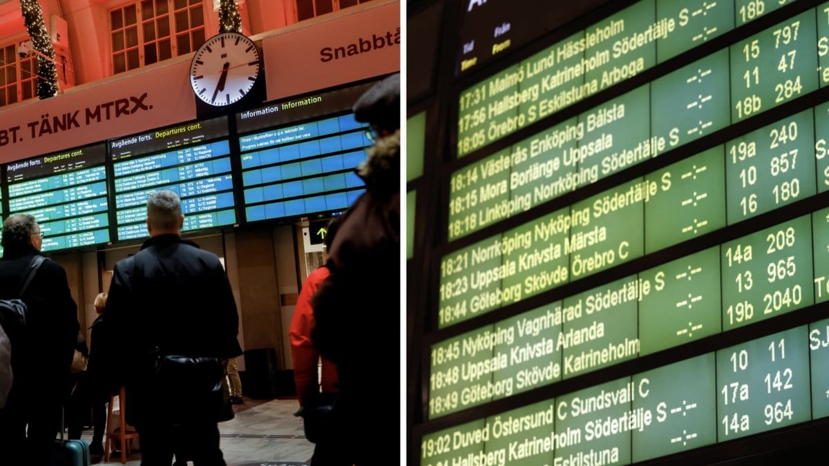Stora delar av Sverige påverkas av stoppet.