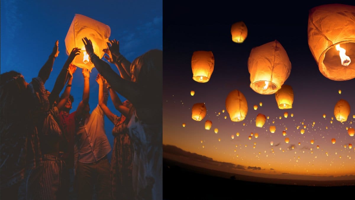 Det här gäller för rislyktor.