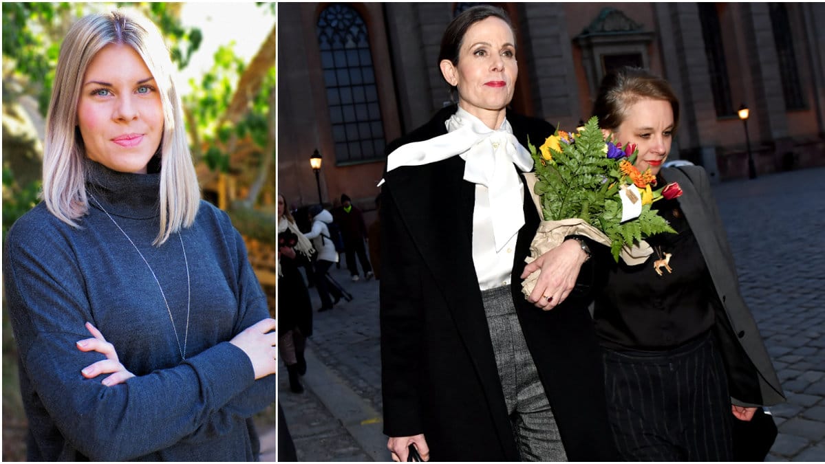 Sara Danius och Sara Stridsberg 