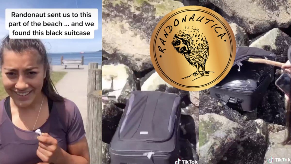 I resväskan fann polisen sedan mänskliga kroppsdelar