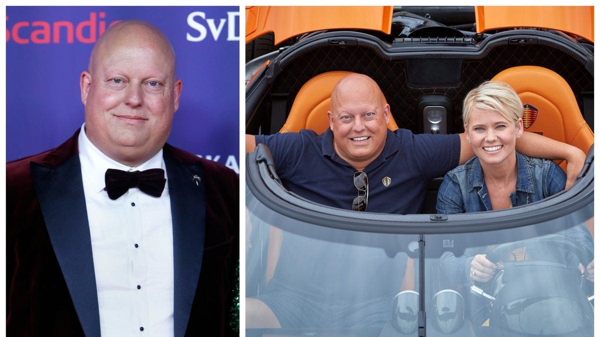Christian von Koenigsegg driver Koenigsegg Automotive med frun Halldora von Koenigsegg.