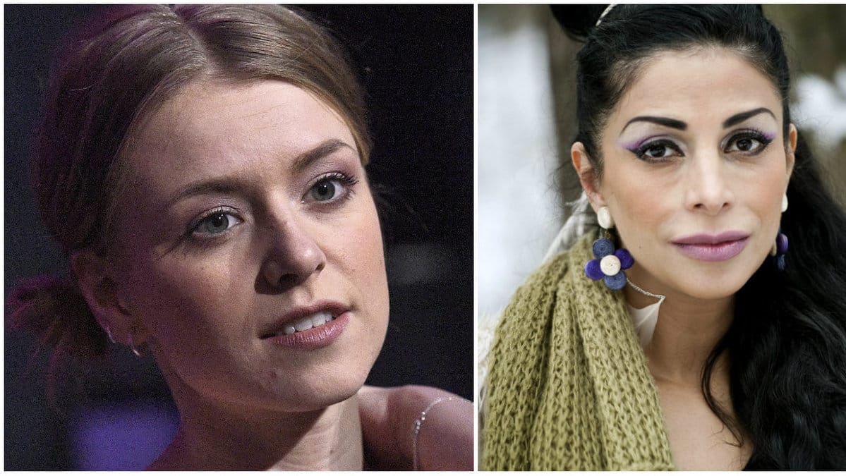 Kvinnliga komiker i uppropet #skrattetihalsen. Clara Henry Zinat Pirzadeh