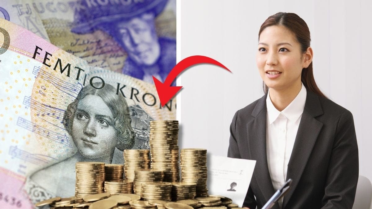 Pengar och en anställd.