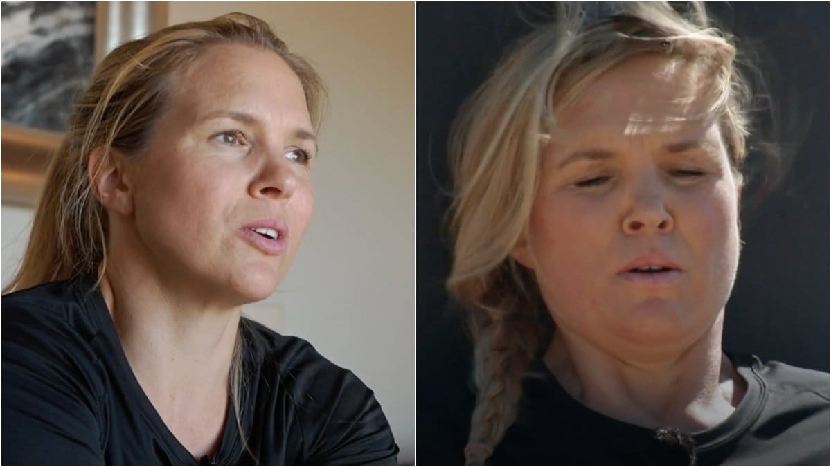 Anja Pärson hade en tuff natt i Mästarnas mästare-huset.