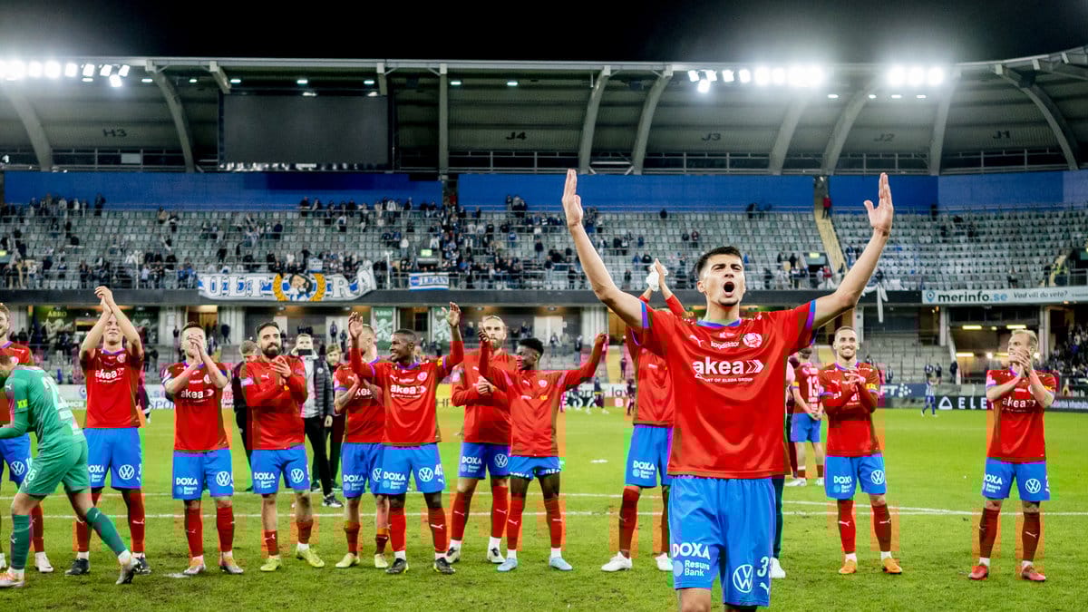 Amar Mushin blev en av målskyttarna när Helsingborg besegrade IFK Göteborg