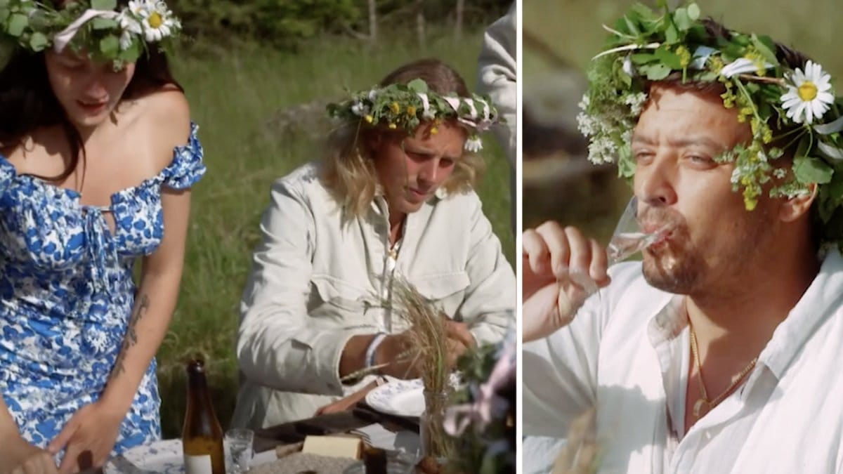 I Farmen 2023 fick tittarna se när deltagarna hade midsommarfest. 