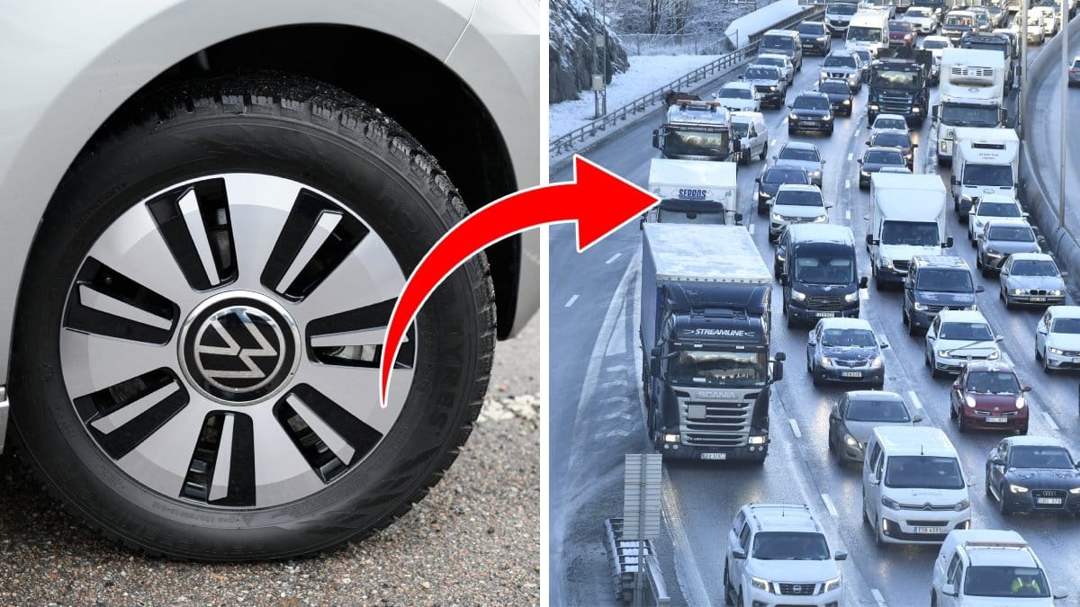 Vissa däck bör undvikas vid ishalka