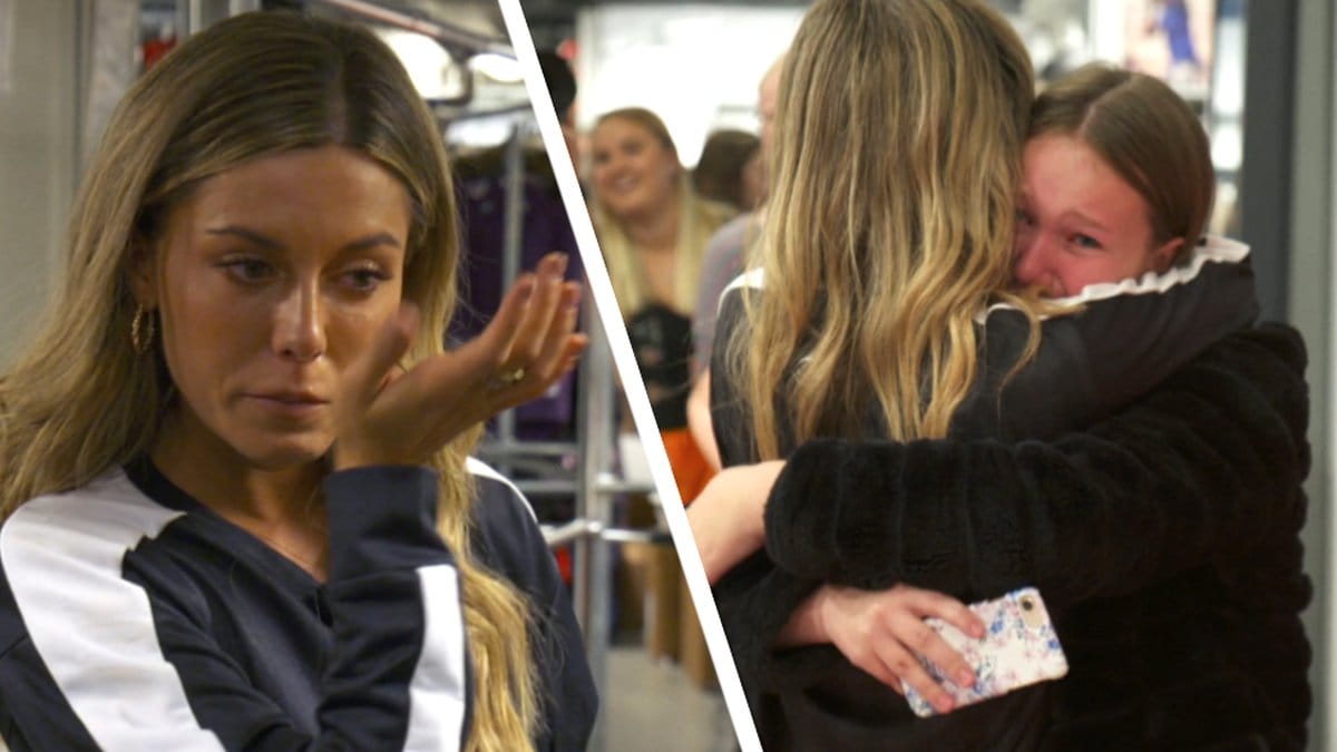 Bianca Ingrosso började gråta efter mötet med fansen