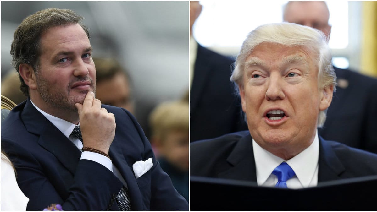 Donald Trump dissad av Chris O'Niell