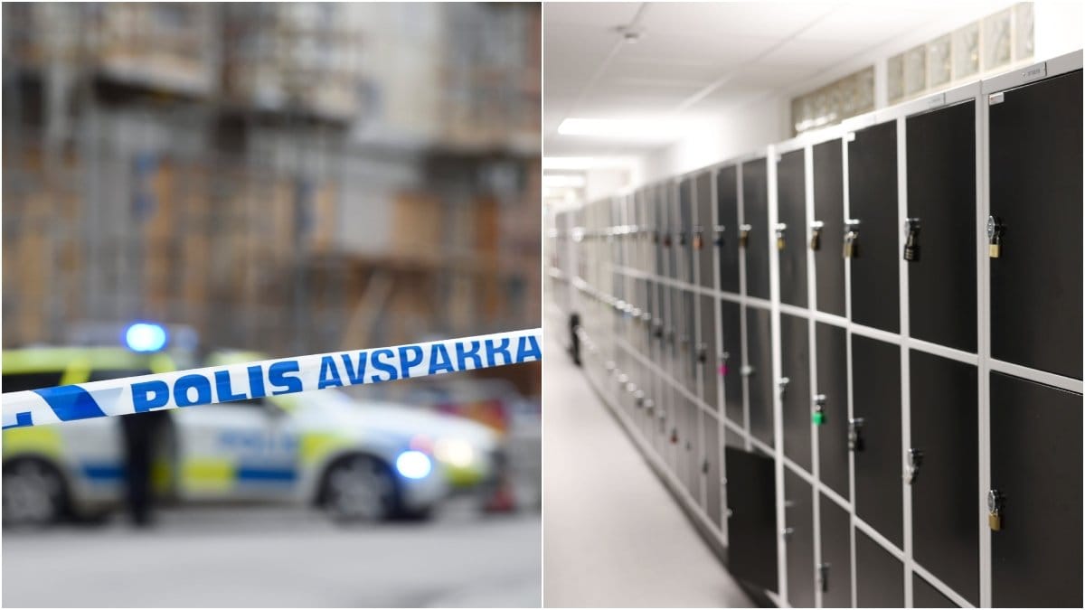 Polis ryckte ut till en skola i Alvesta efter uppgifter om ett bråk där det förekom en kniv.