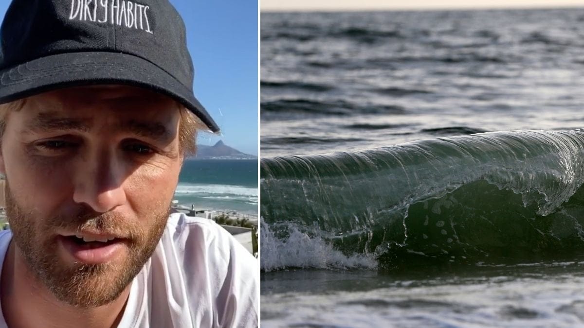 George Howes och en våg