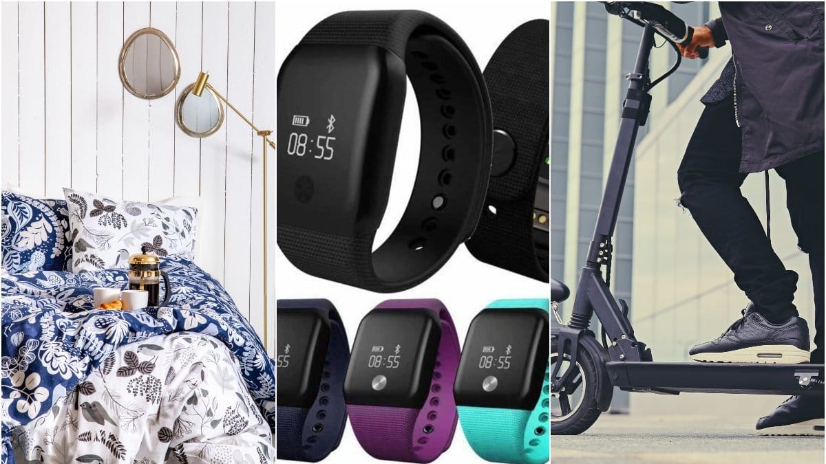 Fina lakan, aktivitetsarmband, elektrisk sparkcykel