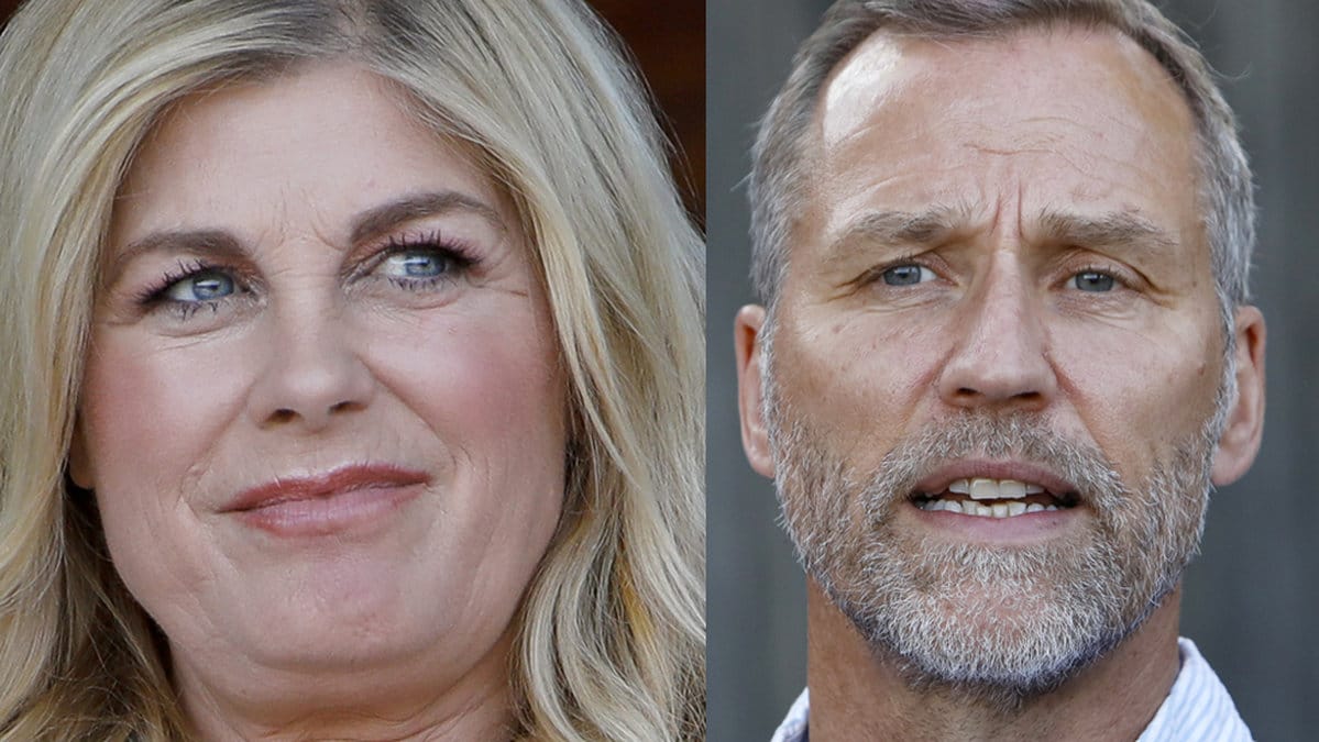 Christian Bauer och Pernilla Wahlgren