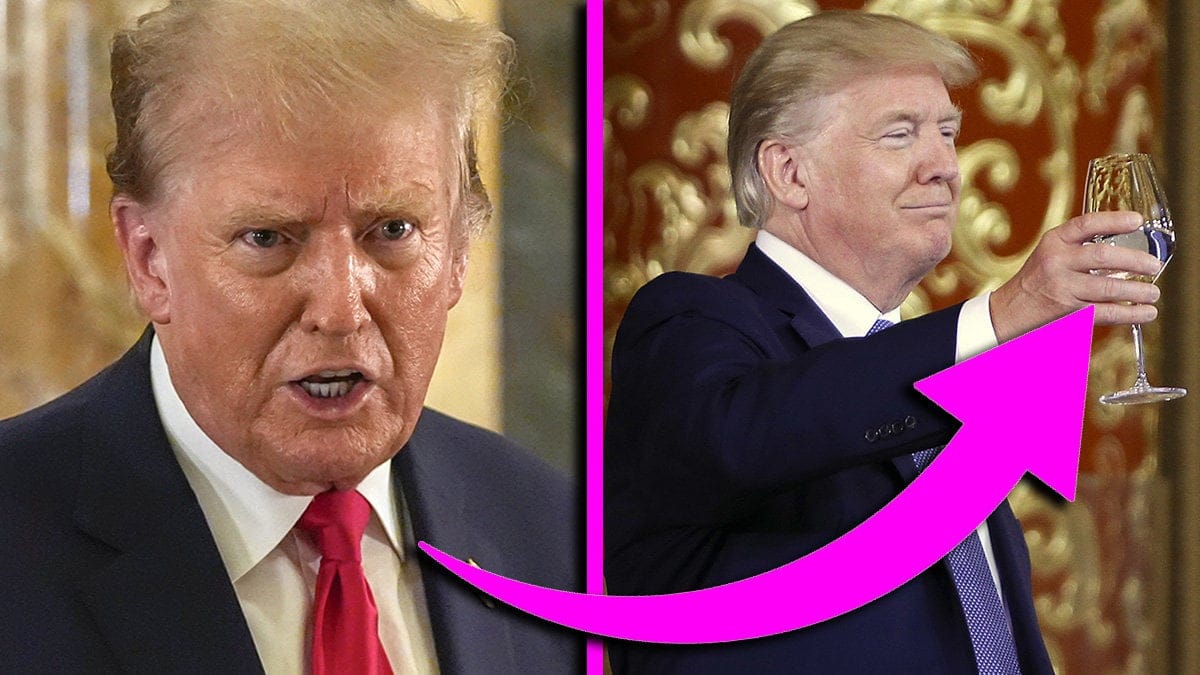 Donald Trump dricker inte alkohol