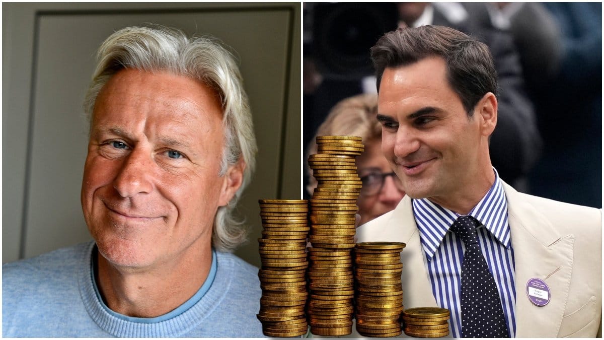 Björn Borg och Roger Federer