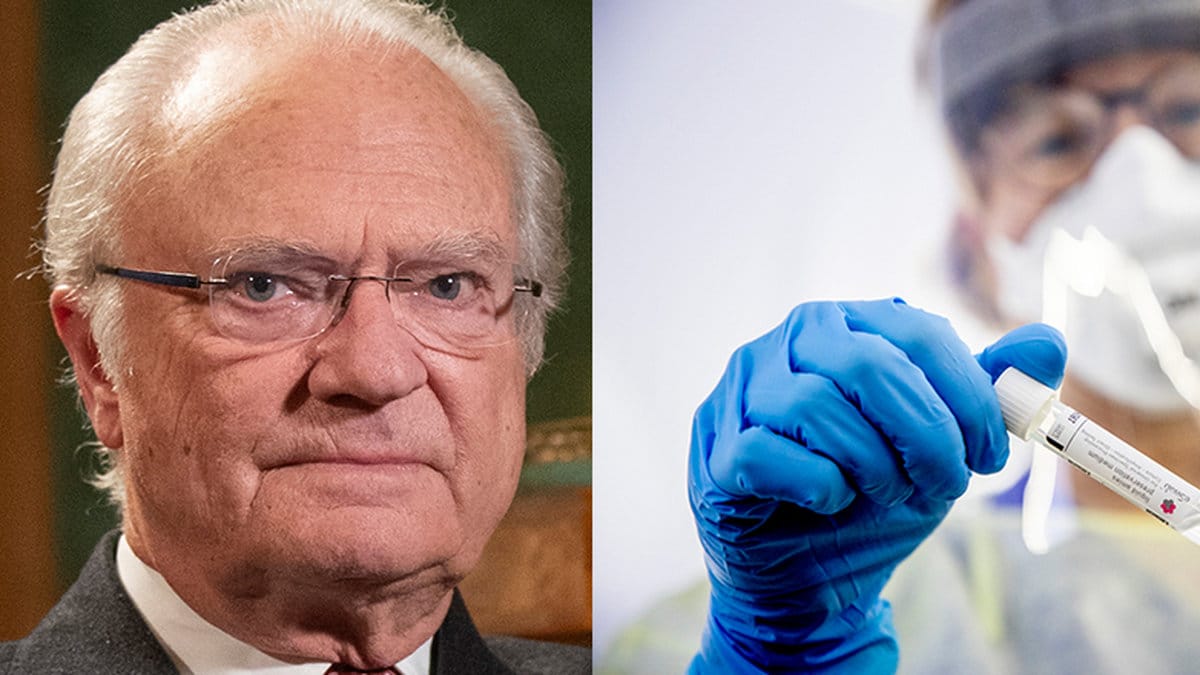 Kung Carl Gustaf och Corona