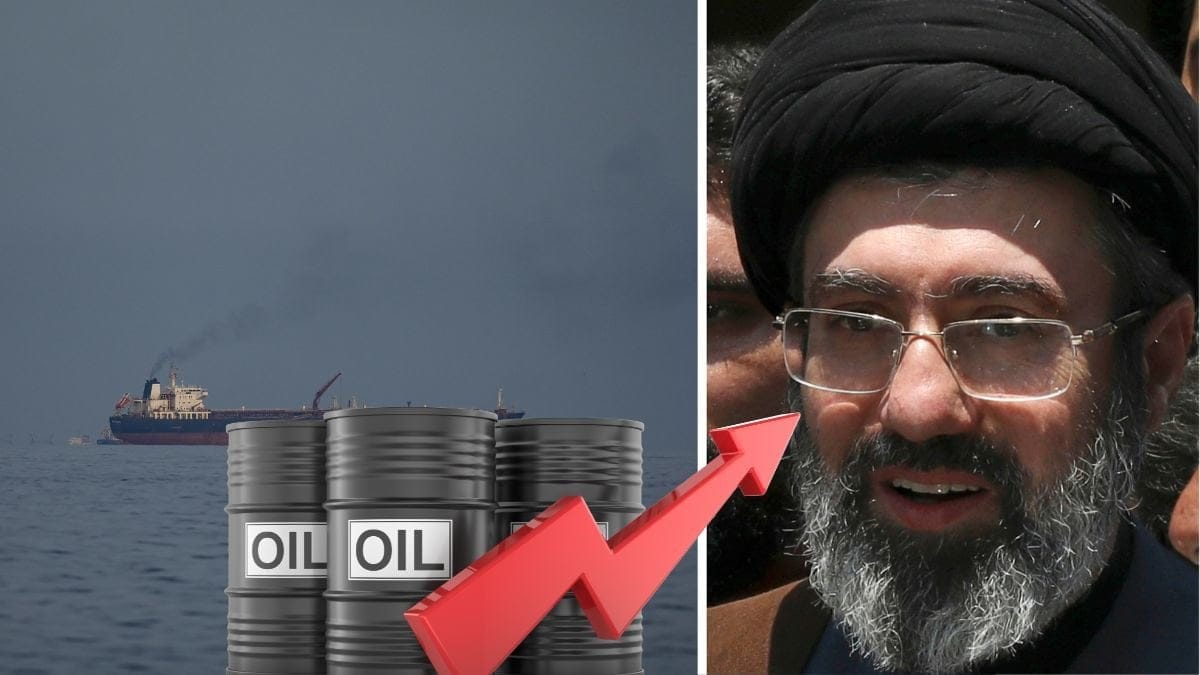 Priset på olja rusar efter ayatolla Mojtaba Khamenei uttalande.