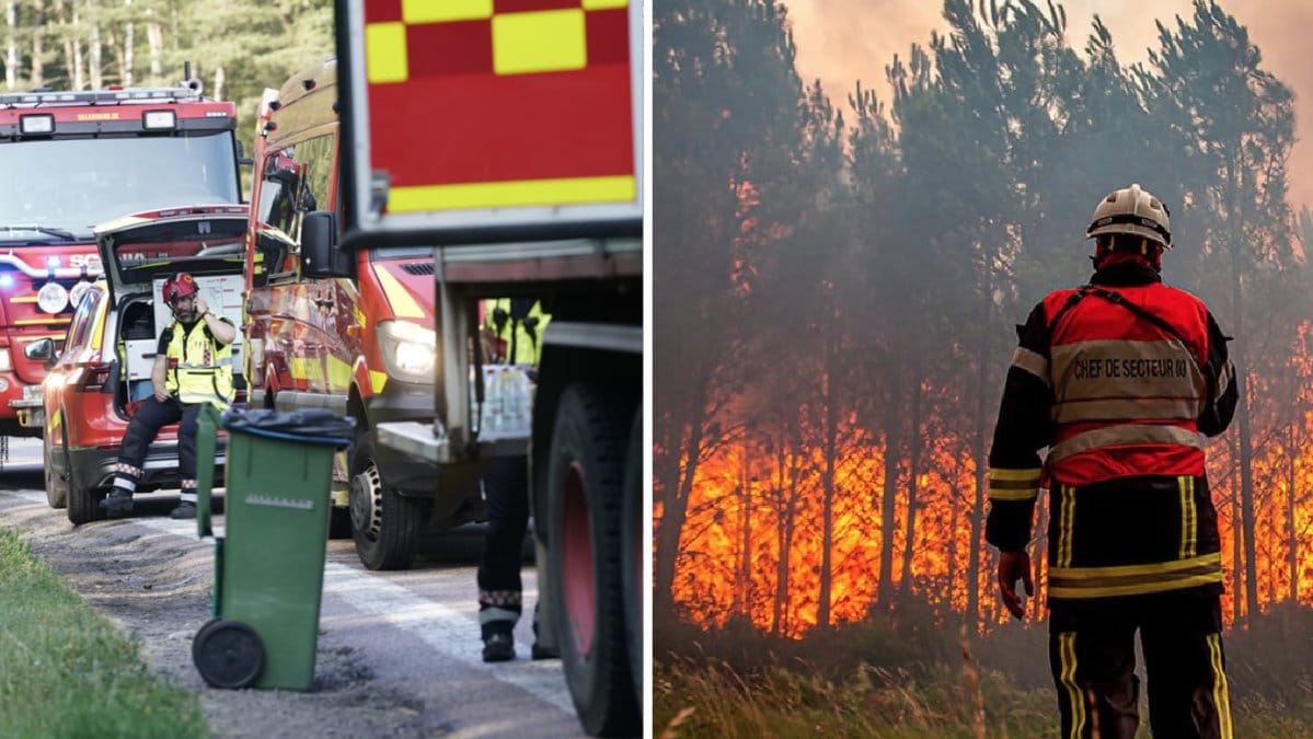 Bränderna fortsätter att rasa i Frankrike, där starka och varma vindar komplicerar arbetet för brandmännen.